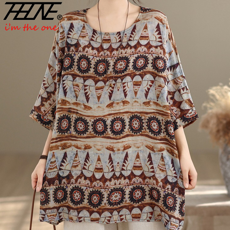 Korean Lifestyle - THHONE Blusa de Verano para Mujer,