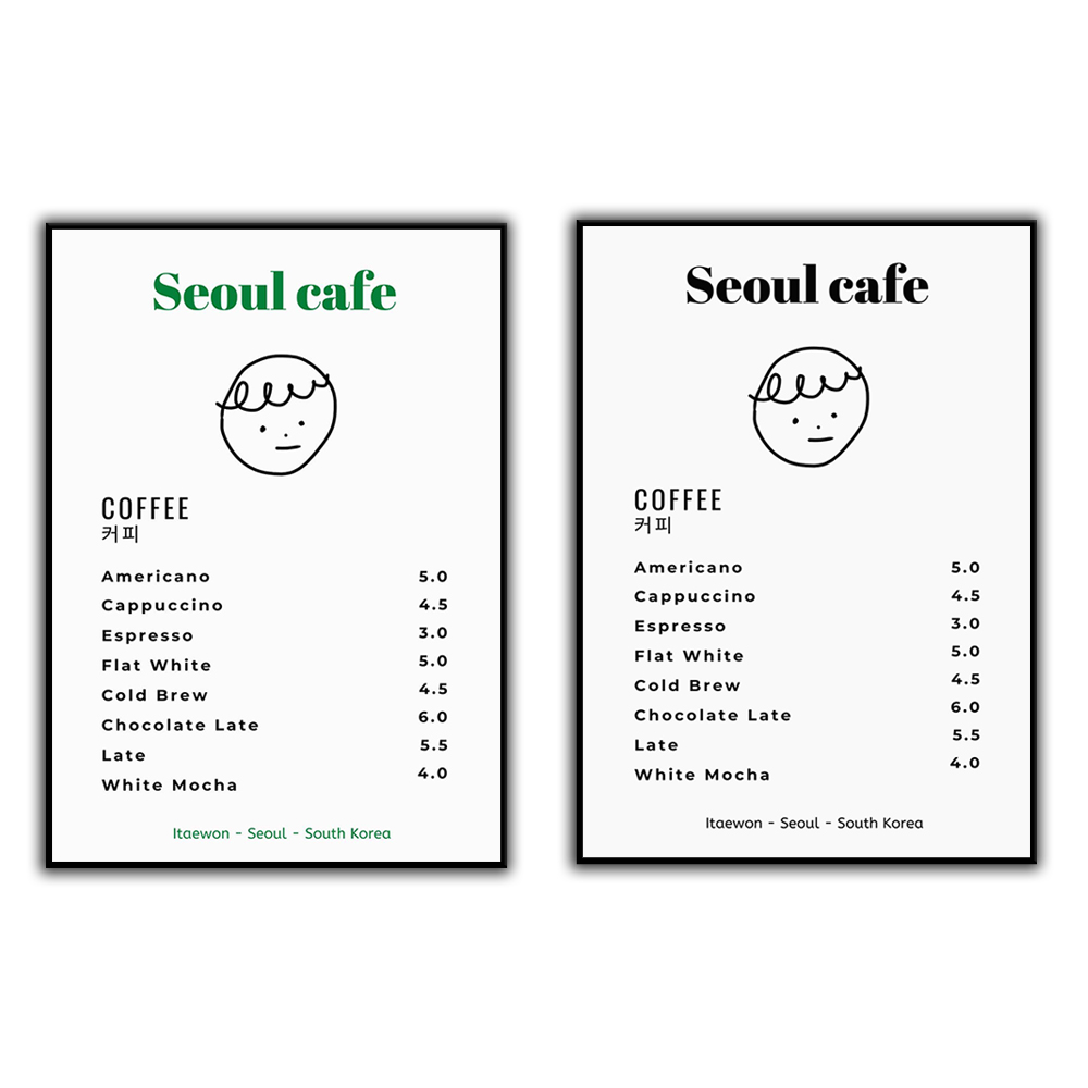 South Korea Lifestyle - Seúl café impresión arte de pared