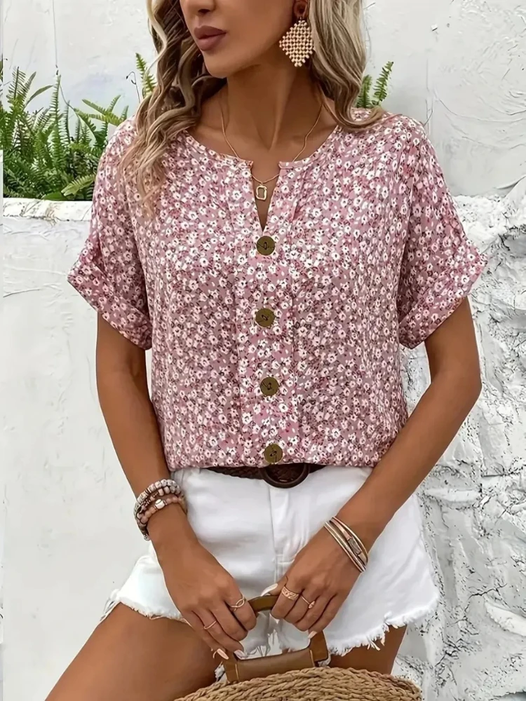 Korean Lifestyle - Camisas de mujer de talla grande