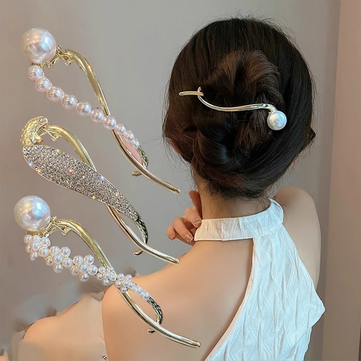 Pinza para el pelo de perlas c - Korean Daily Lifestyle reseña y precio