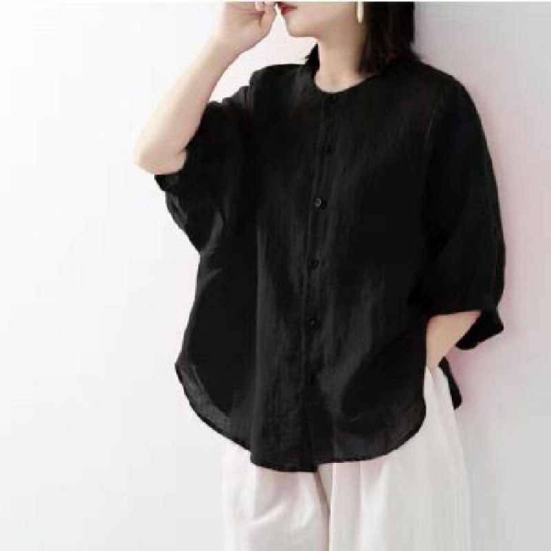 Camisa de algodón y lino para  - Korean Lifestyle reseña y precio