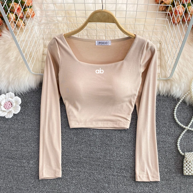 Camiseta de manga larga con cu - Korean Lifestyle reseña y precio