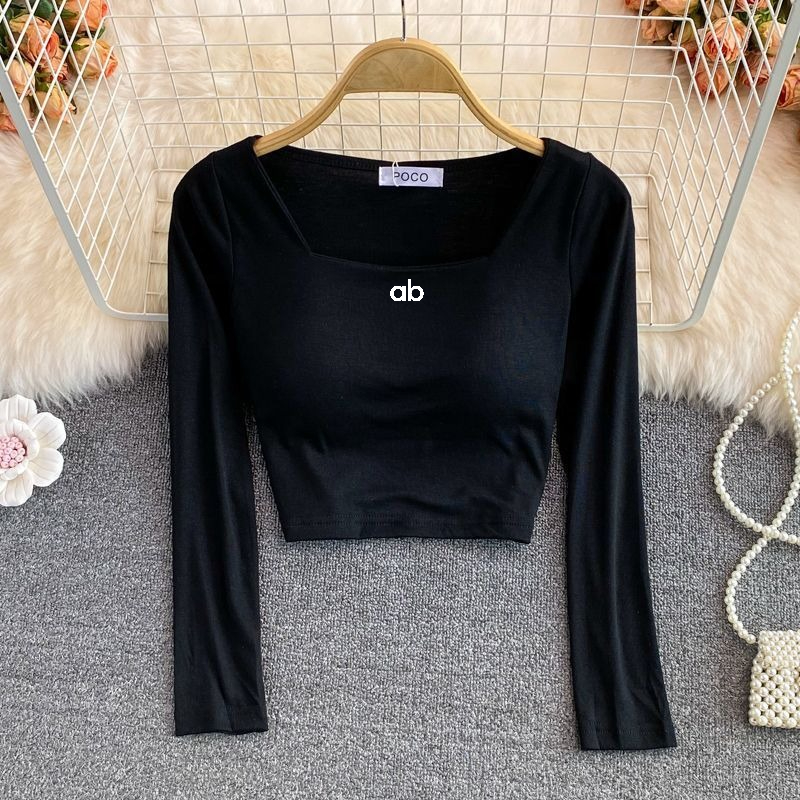 Camiseta de manga larga con cu - Korean Lifestyle reseña y precio